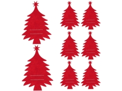 Organizador de cubiertos navideño, mantiene la mesa segura para celebraciones especiales, textura flexible Nostalgia88