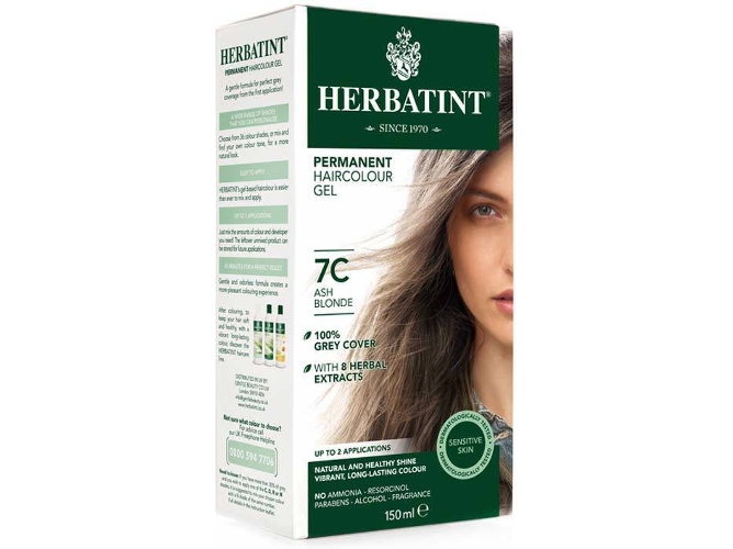 Tinte de Cabello HERBATINT C7 Louro Gris (150 ml)
