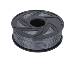 Hilo de filamento PLA 1 kg 1,75 mm Gris | Sin marca