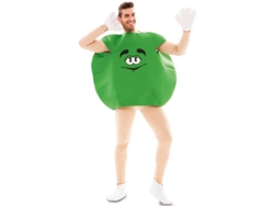 Disfraz Unisex DISFRAZZES Chocolatina Verde (Talla: Talla Universal)