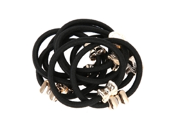 Gomas Elásticas Para El Cabello Con Aros Y Lazos, Accesorios Para El Cabello Para Mujeres Y Niñas, 10 Unidades.