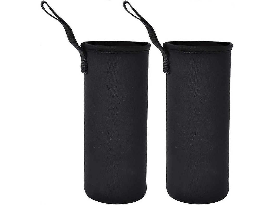2 Pack Funda Para Botella De Agua Neopreno Porta Botellas Con Mango Ligero Aislante
