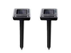 Repelente de plagas con energía solar de 2 piezas ALLINLESS