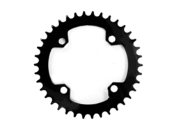 Jinwei-disco De Dientes De Biela 104bcd Bicicleta De Montaña Unica Velocidad 34t Redondo Aluminio Negro