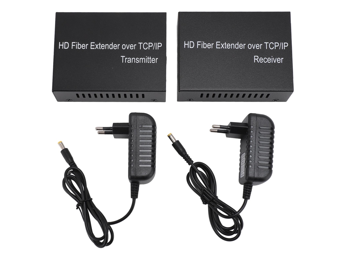 Extensor De Fibra Kvm (transmisión 20km 1080p Hd)