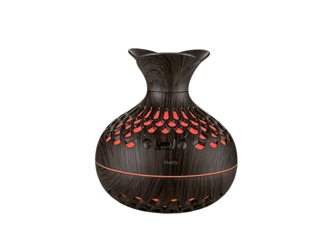 Mini humidificador con forma de flor, USB, LED de 7 colores.vayotoy