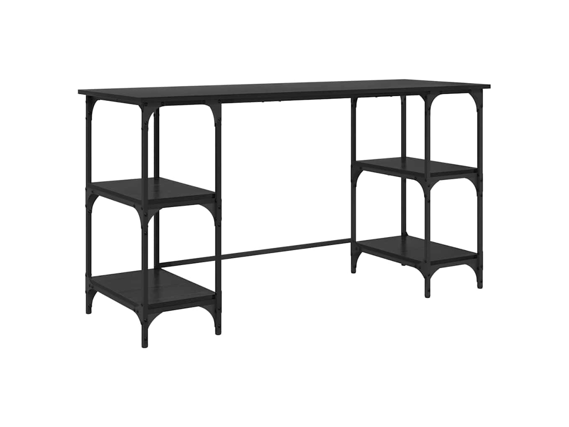 Escritorio | Escritorio secreter Roble negro 140 x 50 x 75 cm Madera procesada