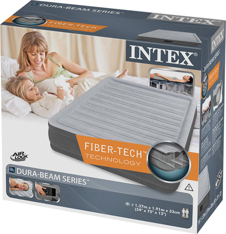 Colchón Hinchables INTEX Dura-Beam Plus Comforplush (137x191x33cm)