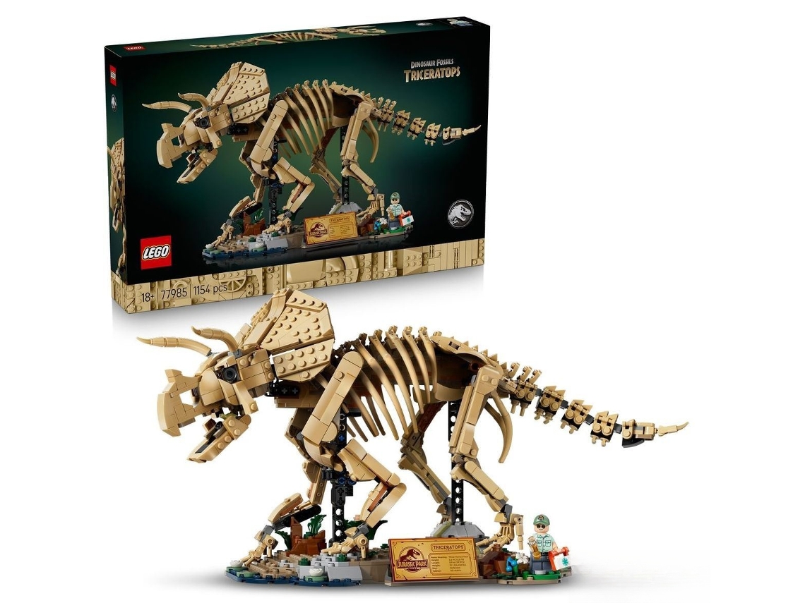 Lego Jurassic World 77985 Fósiles De Dinosaurio: Triceratops 77985