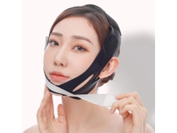 Mascarilla facial reafirmante y rejuvenecedora en forma de V ajustable para reducir la papada (Silver Siurn)