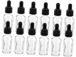 Juego De 12 Frascos Dispensadores De Maquillaje Portátiles De Vidrio De 50 Ml Para Perfumes Líquidos.