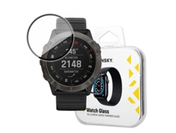 Cristal protector híbrido para Garmin Fenix 6 Pro, color negro Vayotoy
