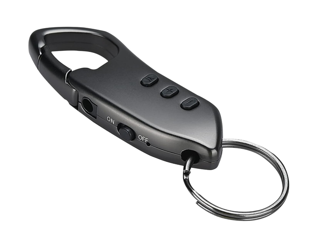 Grabadora de voz automática portátil, grabadora de audio profesional USB con reproductor MP3, recargable, grabación estéreo HD (negro) Yizhood (16 GB)