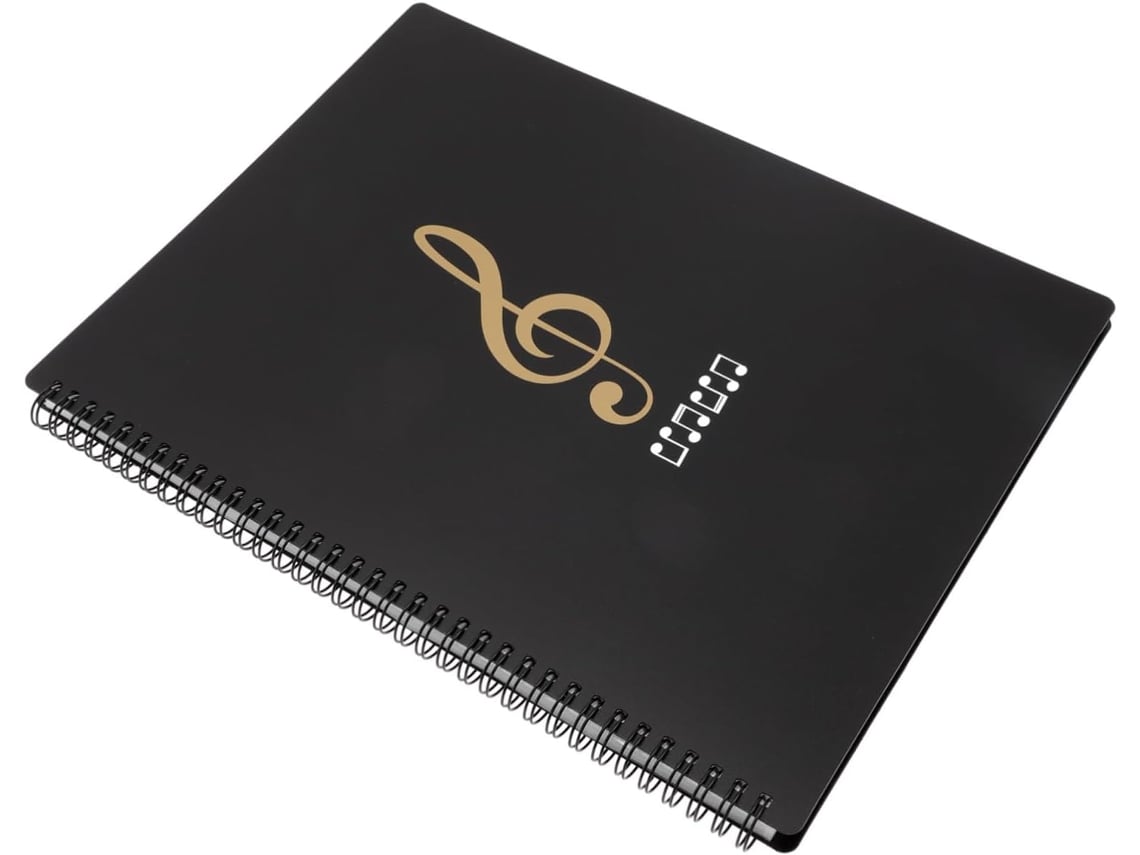 Carpeta para partituras, organizador de archivos musicales, carpeta multicapa transparente
