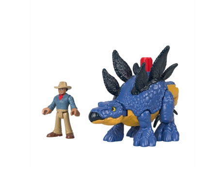 Imaginext Jurassic World Dominion Estegosaurio y Dr. Grant