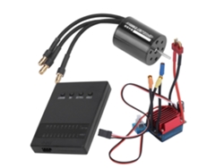 Motor Rc Sin Escobillas 2430 7200kv, Con Esc De 25a Y Placa De Programación Fácil De Usar Para Coches De Escala 16/18.