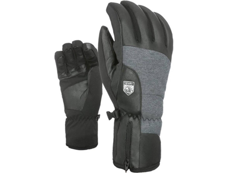 Guantes para Hombre LEVEL Lavas Sharp Negro para Esquí (S - M)