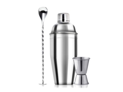 Juego de coctelera Boston de acero inoxidable Gertiz Professional, 750 ml
