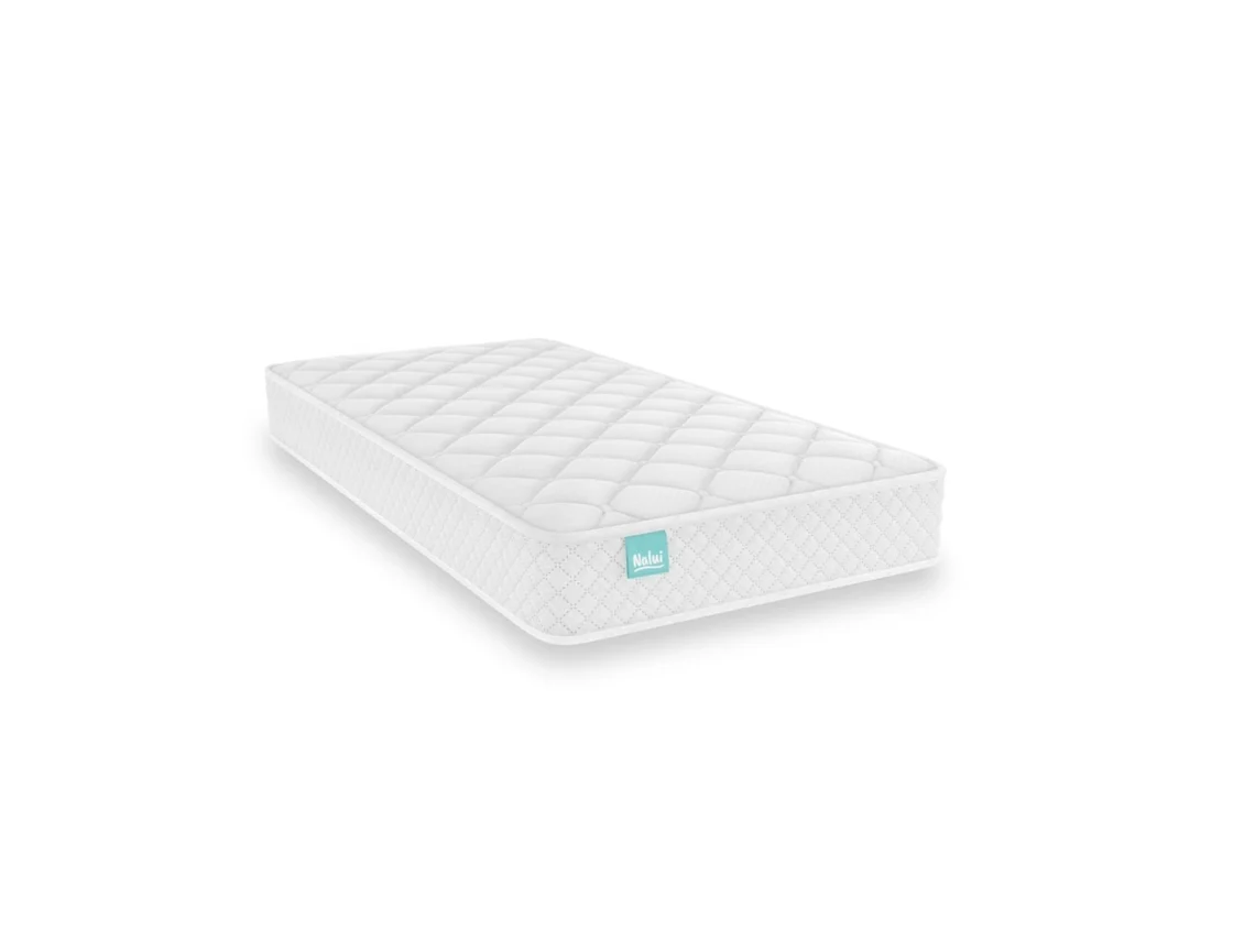 Colchón Cuna 60x120 Cm NALUI Baby One Altura: ±12 Cm Blanco