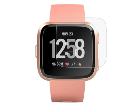 ENKAY Hat-Prince para Fitbit Versa 0,2 mm 9H Dureza superficial 2.15D Protector de pantalla de vidrio templado con borde curvo