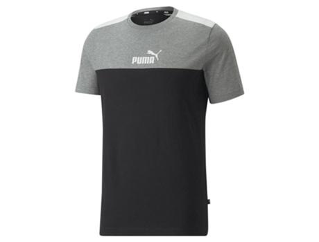 Puma Camiseta de Manga Curta Ess+ Block