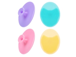 Escova De Champú Para Bebés, Hecha De Silicona Suave, Elimina La Suciedad Del Cuero Cabelludo Y Limpia El Rostro.