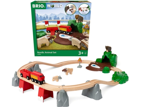 Jogo de Mesa BRIO Nordic Animal Set (2 Anos)