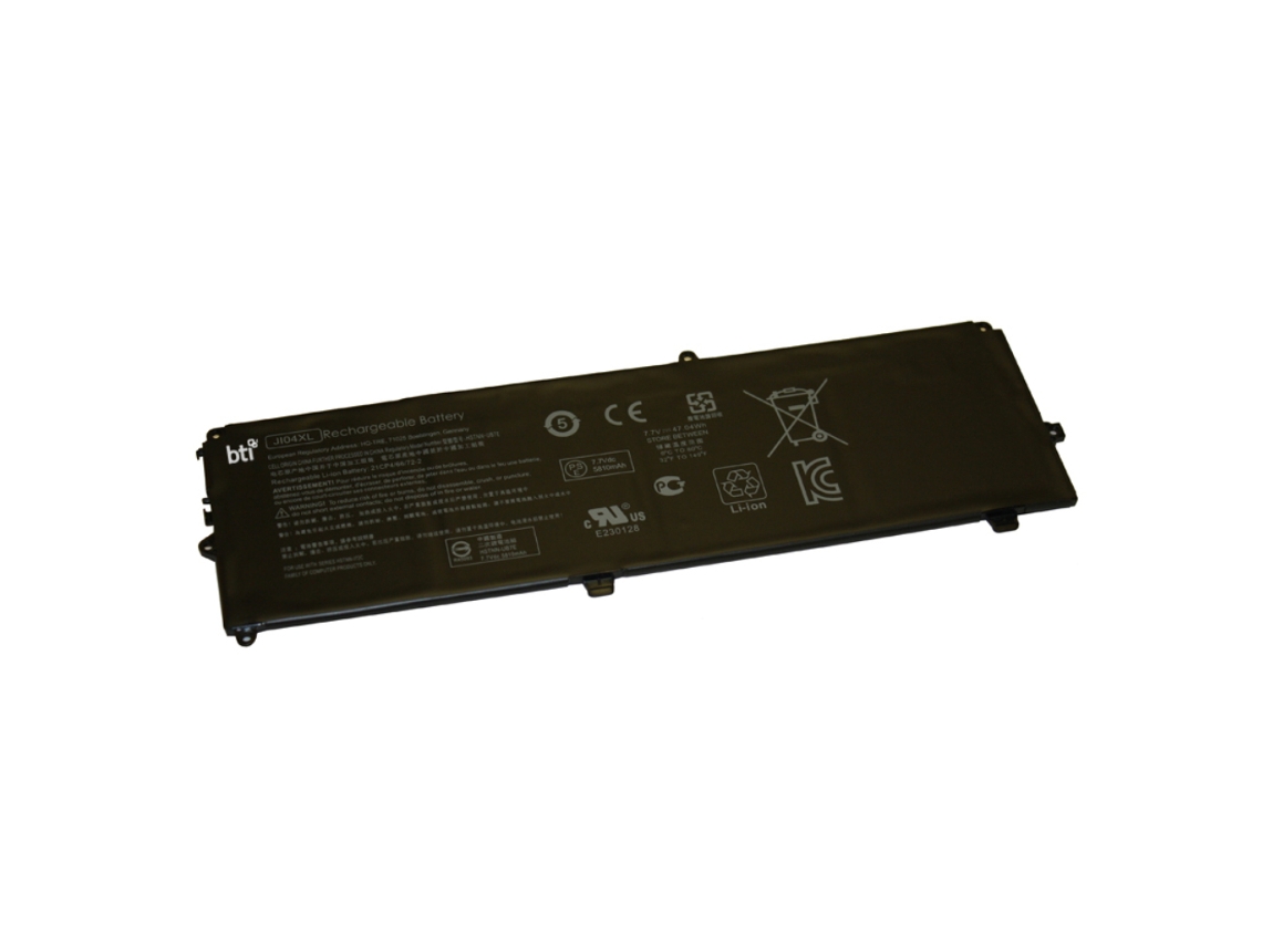 Batería de repuesto para HP Elite X2 1012 G2. Reemplaza los números de pieza OEM: Ji04xl 901247 855 901307 541 Ji04047xl PL // 7.7v 6110mah 47whr Bti