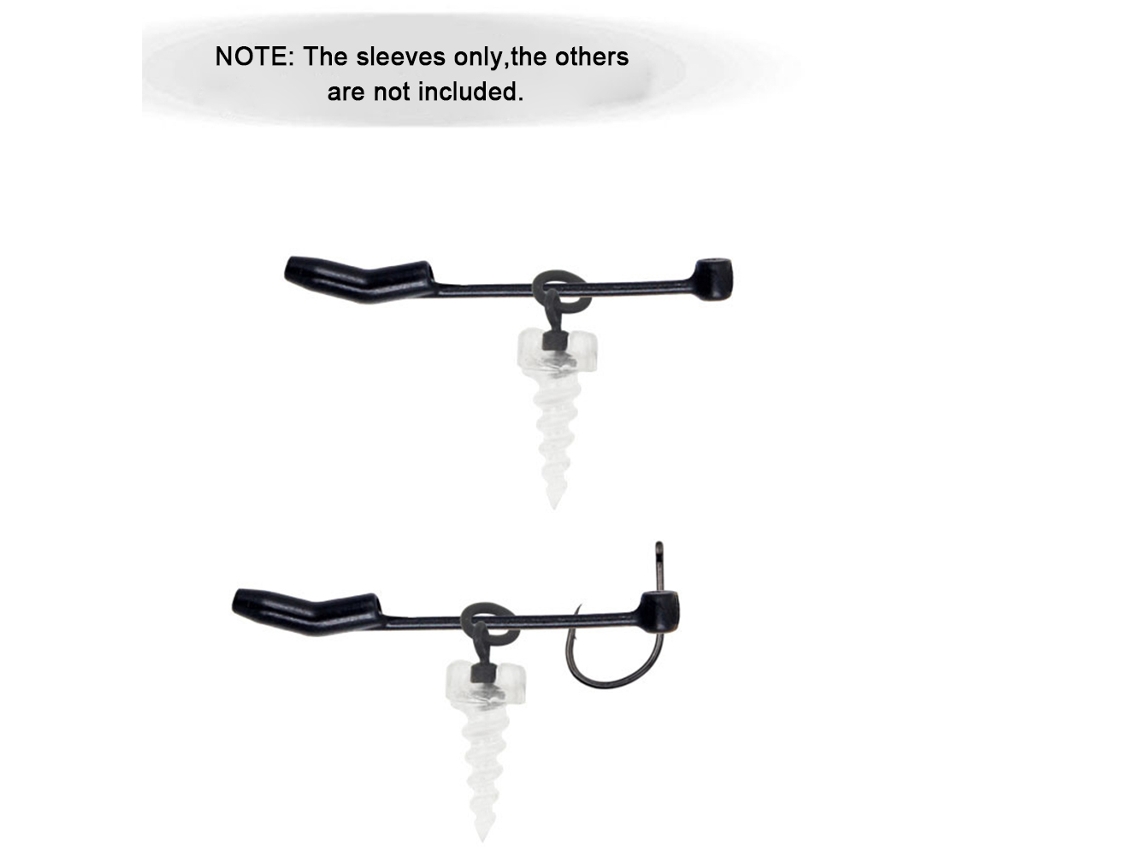 30pcs Protetores De Anzóis D Rig Aligner Acessórios Para Pesca De Carpa Terminal Tackle Connect