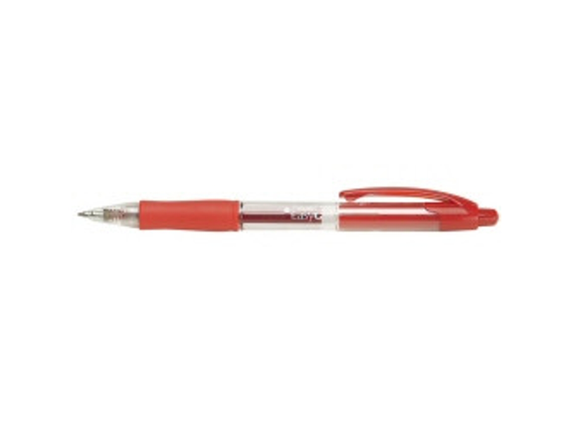 TRATTO Easy Gel Bolígrafo de Gel de Punta Retráctil Rojo 10 Piezas