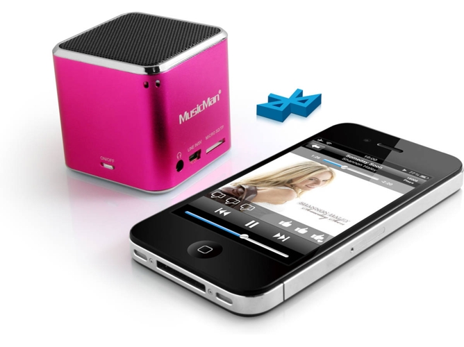 Altavoz Bluetooth TECHNAXX Musicman BT-X2 Mini Rosa