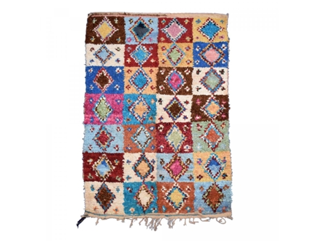 Alfombra bereber BOUCHAROUETTE 53 Multicolor 125x190