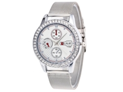 Reloj Analógico De Cuarzo Informal Con Bonito Estampado Navideño, Unisex, Correa De Pu Rosa, Regalo.