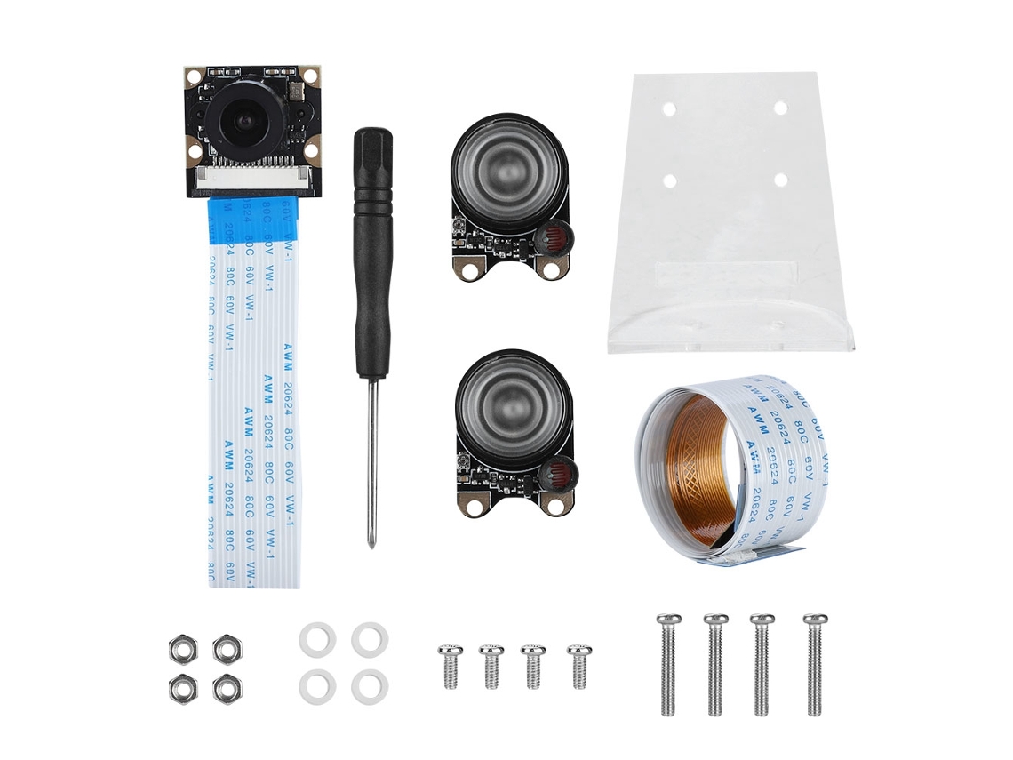 Kit De Lente De Módulo De Cámara De Visión Nocturna Para Raspberry Pi 3b+/3b/2b/b+/zero 1.3/zero W