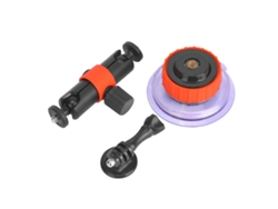 Soporte con ventosa para cámara deportiva, soporte para coche con ventosa para GoPro