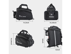 Bolsa De Portaequipajes Trasero Para Bicicleta Expandible De Gran Capacidad Mochila Portátil Accesorio De Ciclismo