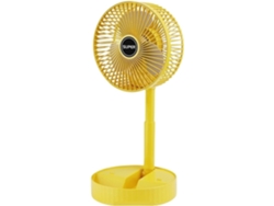 Ventilador De Escritorio Usb Ventilador Suelo Plegable Portátil Y Silencioso Recargable Por Tres Velocidades