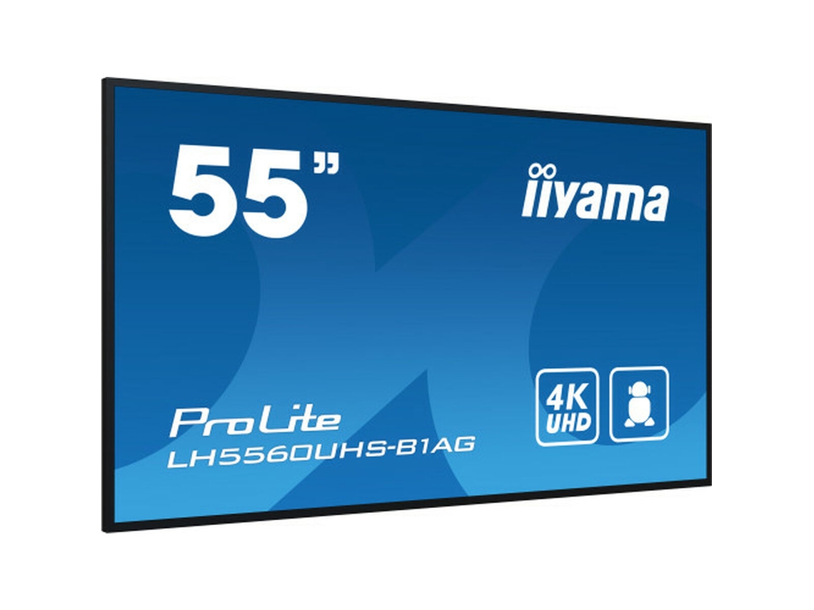 Monitor IIYAMA LH5560UHS-B1AG (Negro - LED - 55" - 4K Ultra HD - 6,5 ms)