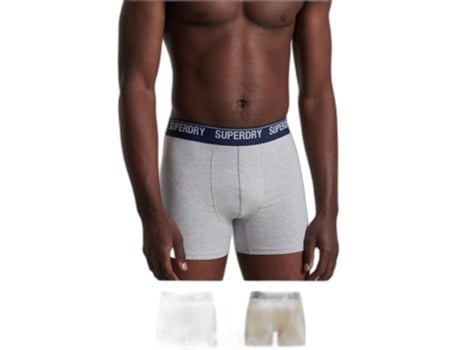 Juego de Boxers de Hombre SUPERDRY (M - Amarillo)