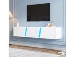 Soporte De Pared 180x35x30 Led Blanco 3 Puertos 75"