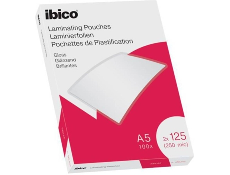 Bolsa de plastificación IBICO Brillo A5 (125 Mícrones)