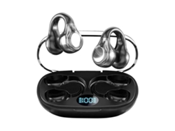 Auriculares YEMAESRE abiertos Bluetooth integrados de conducción ósea, color negro