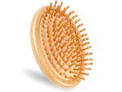 Peine De Bambú Antiestático Portátil Para Masajear El Cabello Y El Cuero Cabelludo.