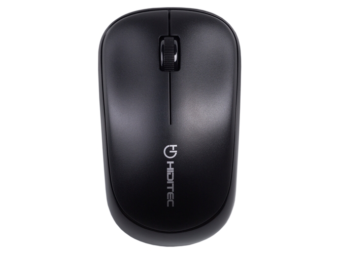 Ratón HIDITEC Reader Black (Inalámbrico - Óptico - Negro)