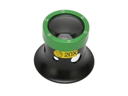 Lupa de joyería transparente de alta dureza 20x para relojes y antigüedades