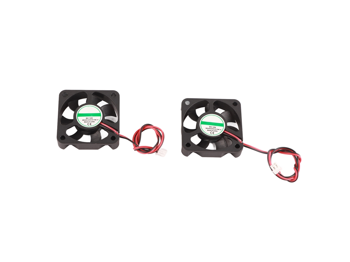 Accesorio De Impresora 3d 2 Piezas Ventilador De Enfriamiento 5010 2pin 12v 4000‑6500 Rpm 30db 8‑14cfm