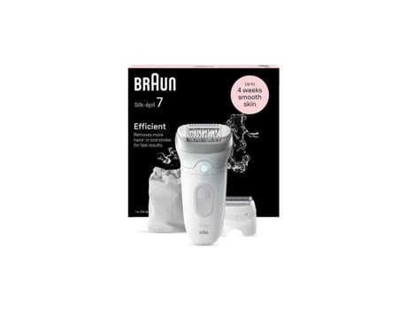 Depiladora Eléctrica Blanca BRAUN Silk Épil 7 Se 7 041