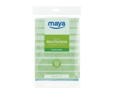 Bayeta maya microtex multiusos 40x40 azul, rojo, amarillo o verde.