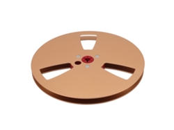 Carrete De Cinta De Audio Vacío De 7 Pulgadas Y 1/4 De Pulgada, Aleación De Aluminio Universal Para Grabadora De Carrete A Carrete, Chapado En Oro.