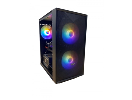 Desktop Gaming BASILISK Lite A57X RX76 - Ryzen 7 5700X - DDR4 16GB - SSD 1TB - RX 7600 - Wifi - Windows 11 Pro AURES GAMING REVOLUTION